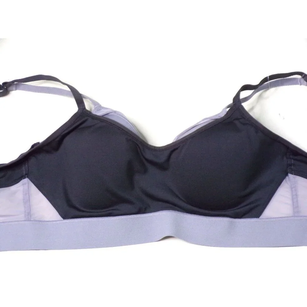 NATORI Gravity Contour High Impact Underwire Sports Bra Black & Gray 34B #752201 - Picture 8 of 11